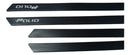Kit Frisos Laterais Novo Palio 2012 A 2017 Preto C/ Nome