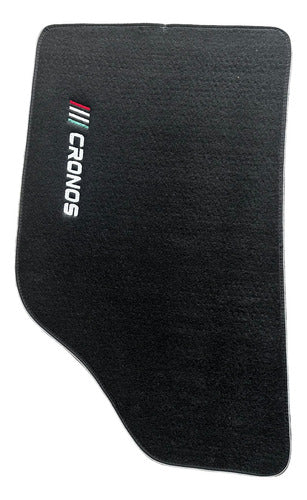 Kit Jogo Tapete Carpete Fundo Pvc Fiat Cronos 2018 A 2023