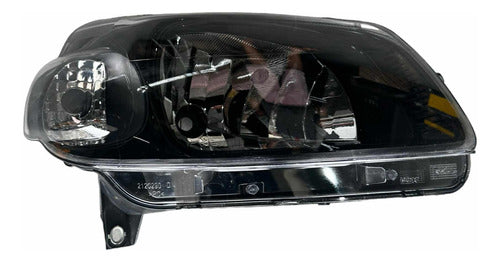 Farol Diant Direito Mascara Negra Novo Uno Fiat 51897842