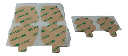 Kit Adesivo Anti Ruido Pastilha D Freio Traseiro Cobalt Spin