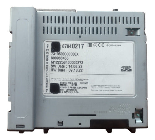 Módulo Multimídia Gm Tracker Onix 2023 87840217 Original