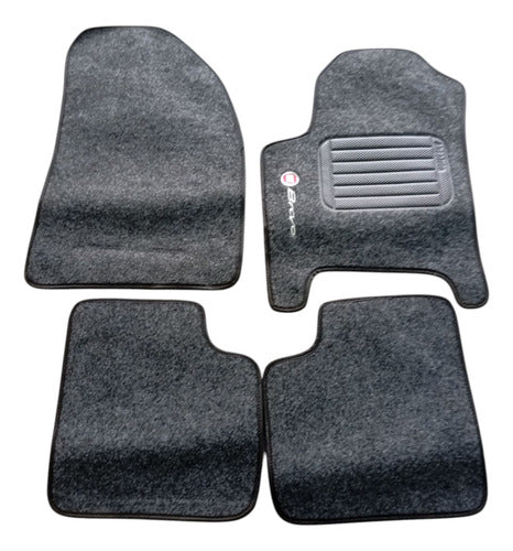 Kit Tapete Fiat Bravo Bordado 2013 A 2017 7908231701860