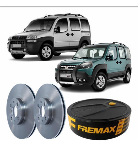 Disco De Freio Dianteiro Strada Doblo Idea Adventure Fremax