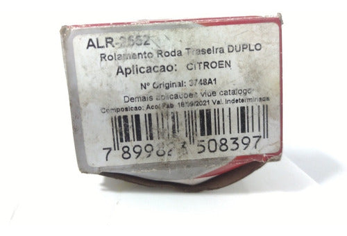 Rolamento Roda Traseira Citroen C3 1.5 8v 2012 A 2016