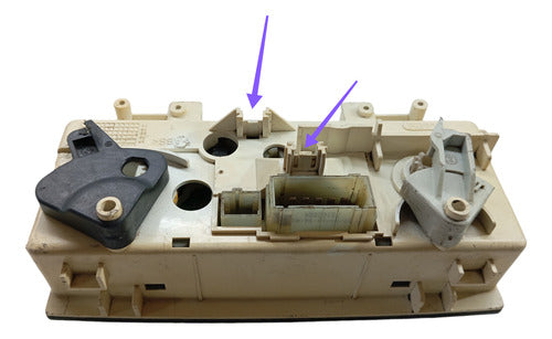 Comando Ar Condicionado Peugeot 307 L6192 2002 A 12 Detalhe