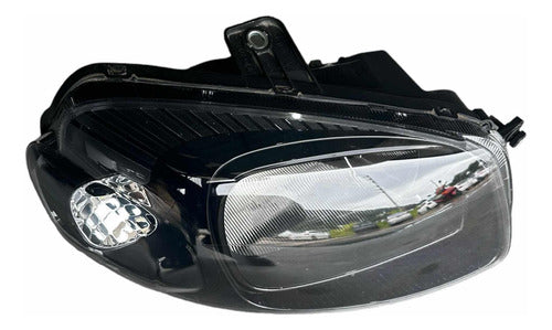 Farol Diant Direito Mascara Negra Novo Uno Fiat 51897842