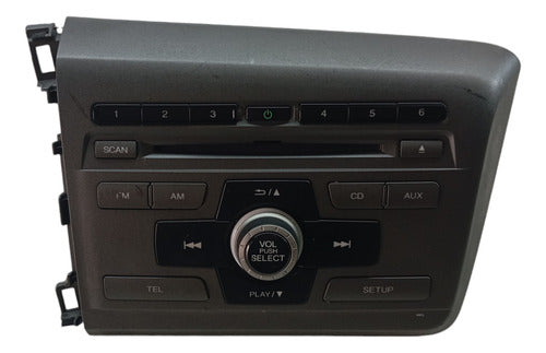 Radio Som Cd Honda Civic 2013 A 2016  Original  39100ts0m01