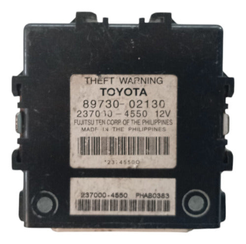 Modulo Central Alarme Toyota Corolla 2009 A 2014 Original