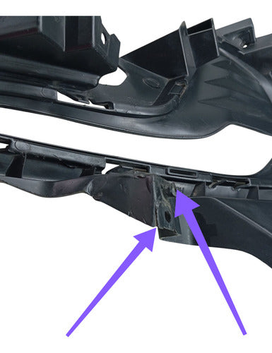Moldura Do Led Drl Parachoque Dianteiro Onix Plus Sedan
