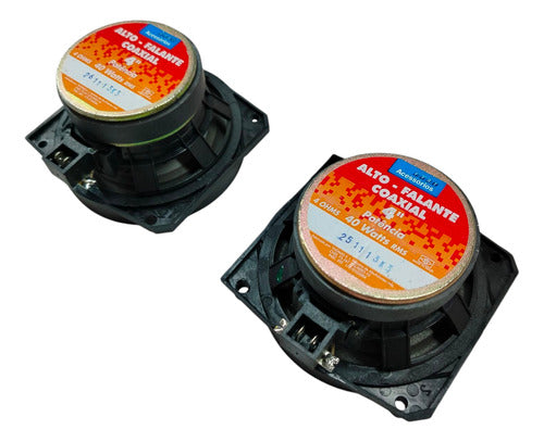 Kit Alto Falantes Traseiro Coaxiais 4 40w Fiat 7084079