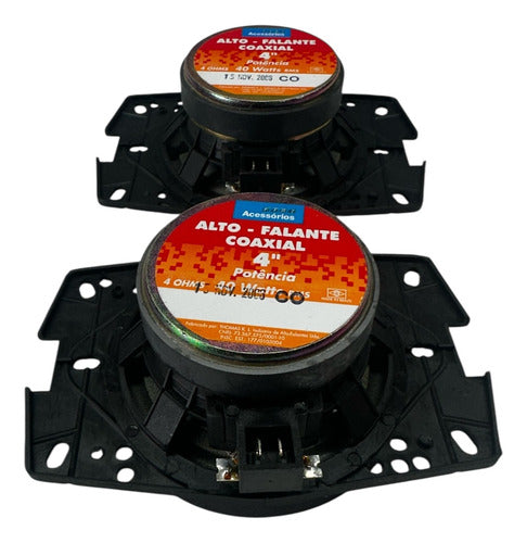 Par Alto Falantes Coaxiais 40w Fiat Palio Original 7084078