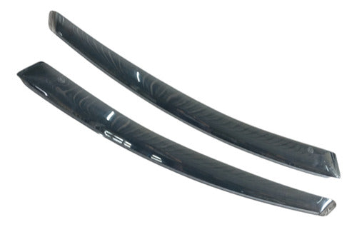 Kit Par Defletor Calha Chuva Fiat Bravo 2 Portas 2007 Origin