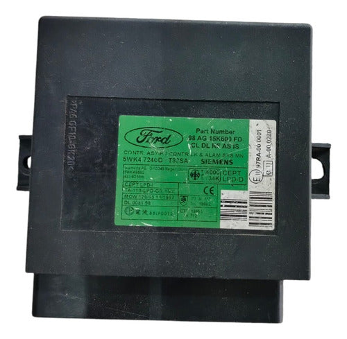 Modulo Central De Alarme 98ag15k600fd Ford Mondeo 96 A 2000
