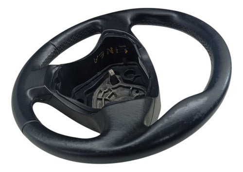 Volante Fiat Punto E Linea De Couro Original 4007478 12 A 17