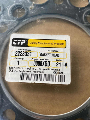 Junta Cabeçote Cat 320c Motor 3066 S6kt C6.4 5i7648 222-8331