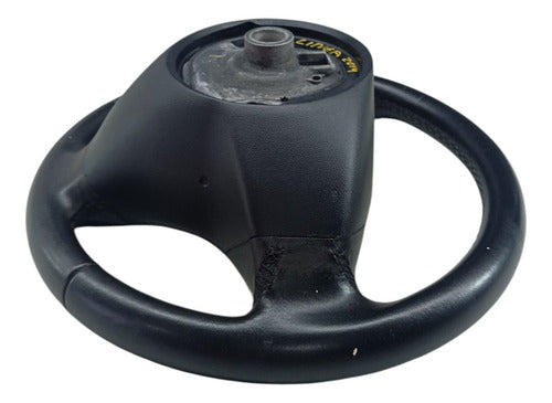 Volante Fiat Punto E Linea De Couro Original 4007478 12 A 17
