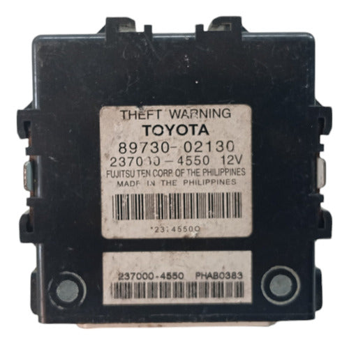 Modulo Central Alarme Toyota Corolla 2009 A 2014 Original