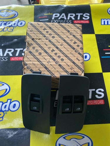 Par Botão Original Vidro Elétrico Linha Fiat 735333496