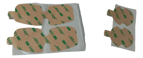 Kit Adesivo Anti Ruido Pastilha D Freio Traseiro Cobalt Spin