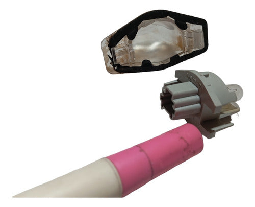 Lanterna Luz De Placa Honda Fit Cvr Com Detalhe P7256 Origin