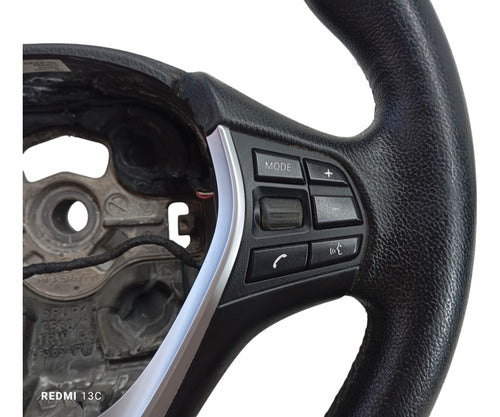 Volante Com Comando De Som Bmw 320i 2014 A 2017 Original