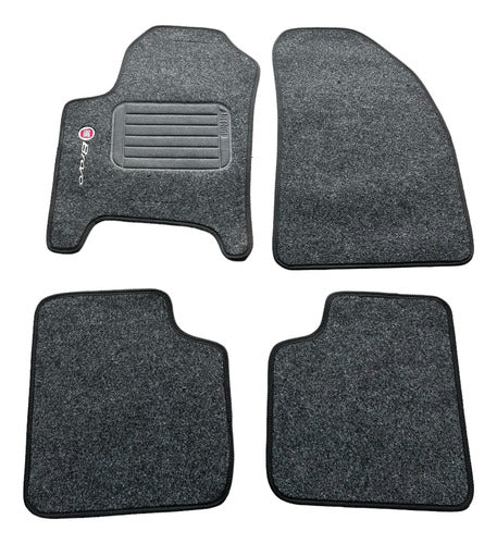 Kit Jogo Tapete Carpete Fundo Pvc Fiat Bravo 2007 A 2016