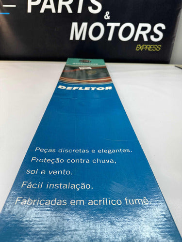 Jogo Calha Acrílica Chuva Fiat Linea Original 4 Peças