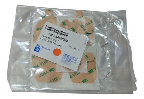 Kit Adesivo Anti Ruido Pastilha D Freio Traseiro Cobalt Spin
