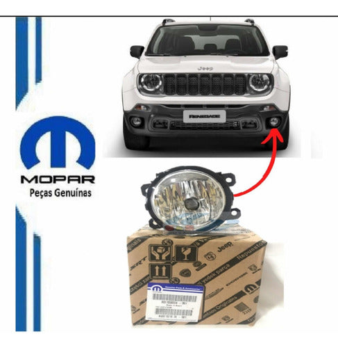 Farol De Milha Neblina Jeep Renegade Original Mopar 51858824