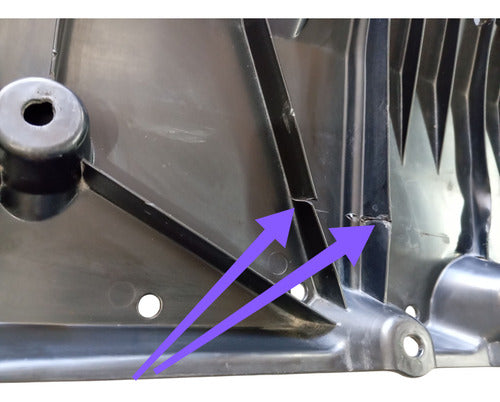 Defletor Inf Parachoque Diant Toyota Corolla Com Detalhe
