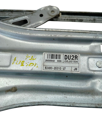 Maquina De Vidro Traseira Direita Tucson 2007 2016 Original