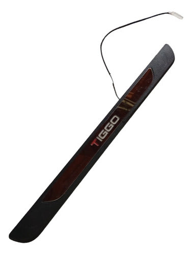 Soleira Protetor Porta Tiggo 7 Dianteira Esquerda Com Led
