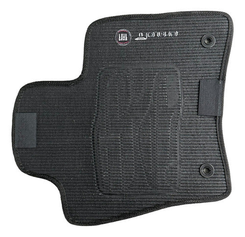 Kit Jogo Tapete Carpete Fundo Pvc Fiat Toro 2017 A 2022