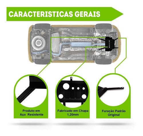 Protetor Carter Peito De Aço New Chery Qq 2015 A 2021