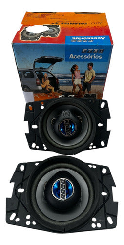 Par Alto Falantes Coaxiais 40w Fiat Palio Original 7084078