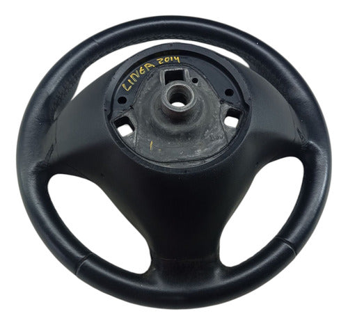 Volante Fiat Punto E Linea De Couro Original 4007478 12 A 17