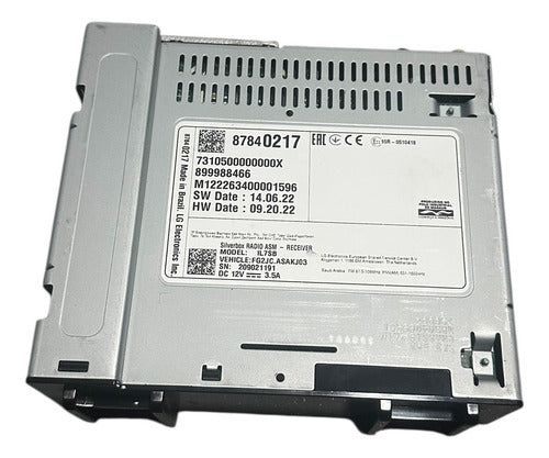 Módulo Multimídia Tracker Onix 2020 A 2023 87840217 Original