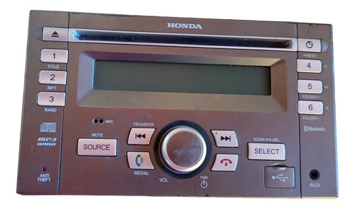 Rádio Com Bluetooth Atendimento Telefone Honda City 2014