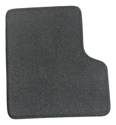 Par Tapete Traseiro Borracha Pvc Nova Strada Cab Dupla