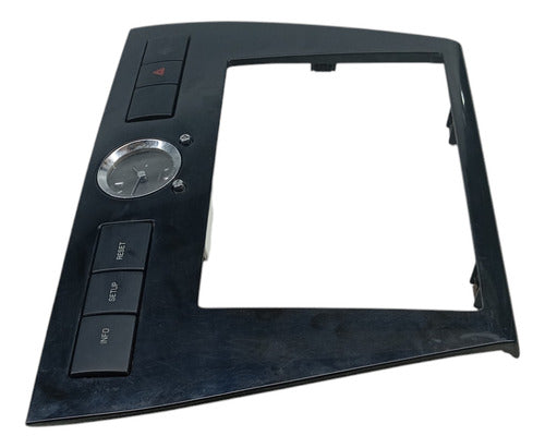 Moldura Central Radio Relógio Painel Ford Fusion 2006 A 2009