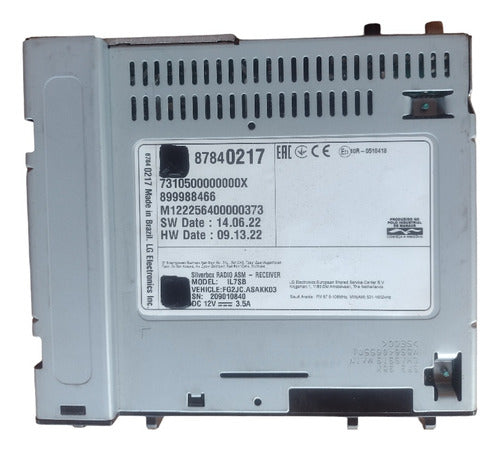 Módulo Multimídia Gm Tracker Onix 2023 87840217 Original