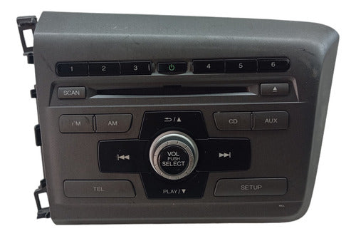 Radio Som Cd Honda Civic 2013 A 2016  Original  39100ts0m01