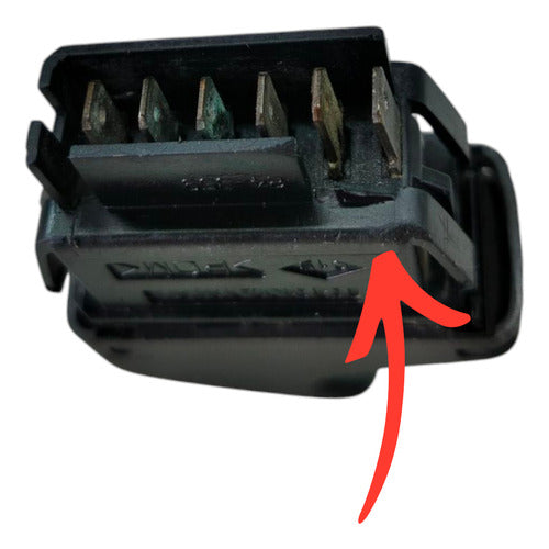 Botão Interruptor Vidro Elétrico Renault Clio Scenic Detalhe