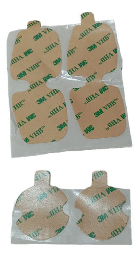 Kit Adesivo Anti Ruido Pastilha D Freio Traseiro Cobalt Spin