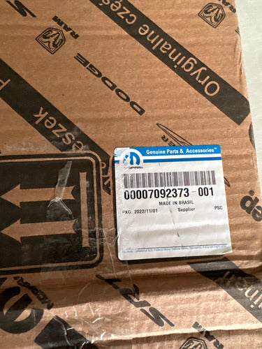 Moldura Parachoque Traseiro Strada 2021 2022 Com Furo Sensor
