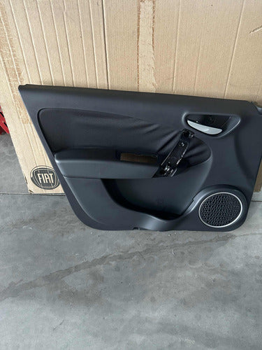 Forro Porta Dianteiro Esquerdo Grand Siena Essence Preto