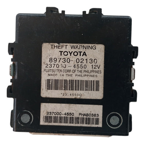 Modulo Central Alarme Toyota Corolla 2009 A 2014 Original