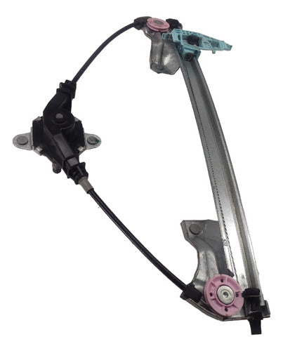 Máquina De Vidro Manual Traseira Direita Grand Siena 16 A 18