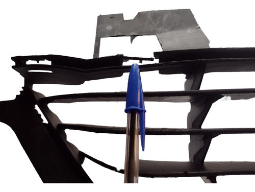 Grade Dianteira Parachoque Toyota Hilux Sw4 Com Detalhe Orig
