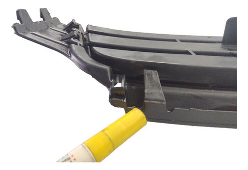 Grade Central Inferior Parachoque Gol G6 Com Detalhe 12 A16